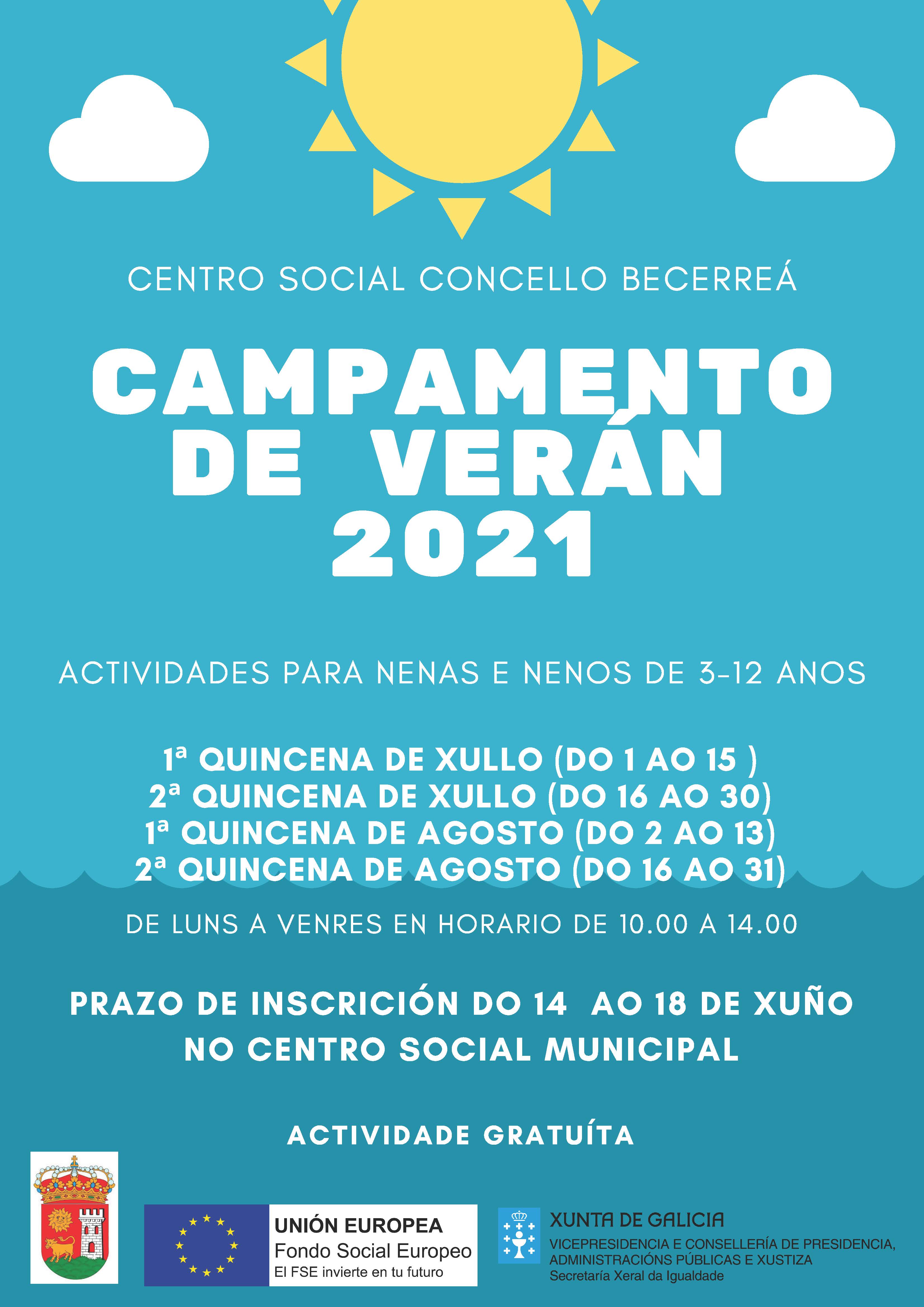 CAMPAMENTO DE VERÁN 2021